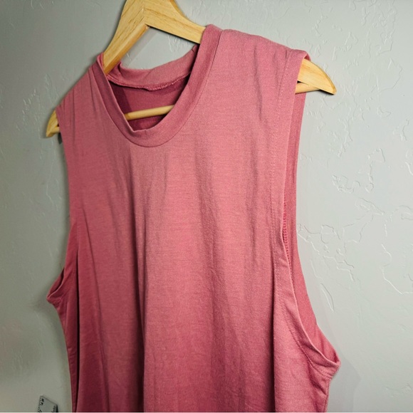 Rae Mode DreamKnit Sleevless Love Tank Ultra Soft Cranberry Mauve Size Large NWT - Picture 7 of 14